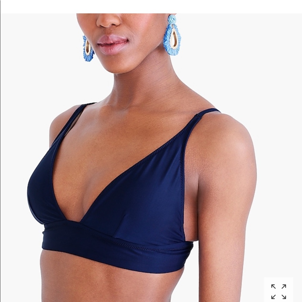 JCREW navy bikini top - Picture 3 of 7